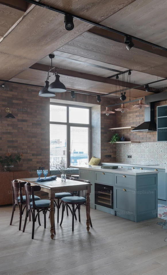 Kitchen Design with Dining Table